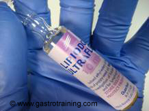The diluent Lipiodol ultrafluid 100%v/v